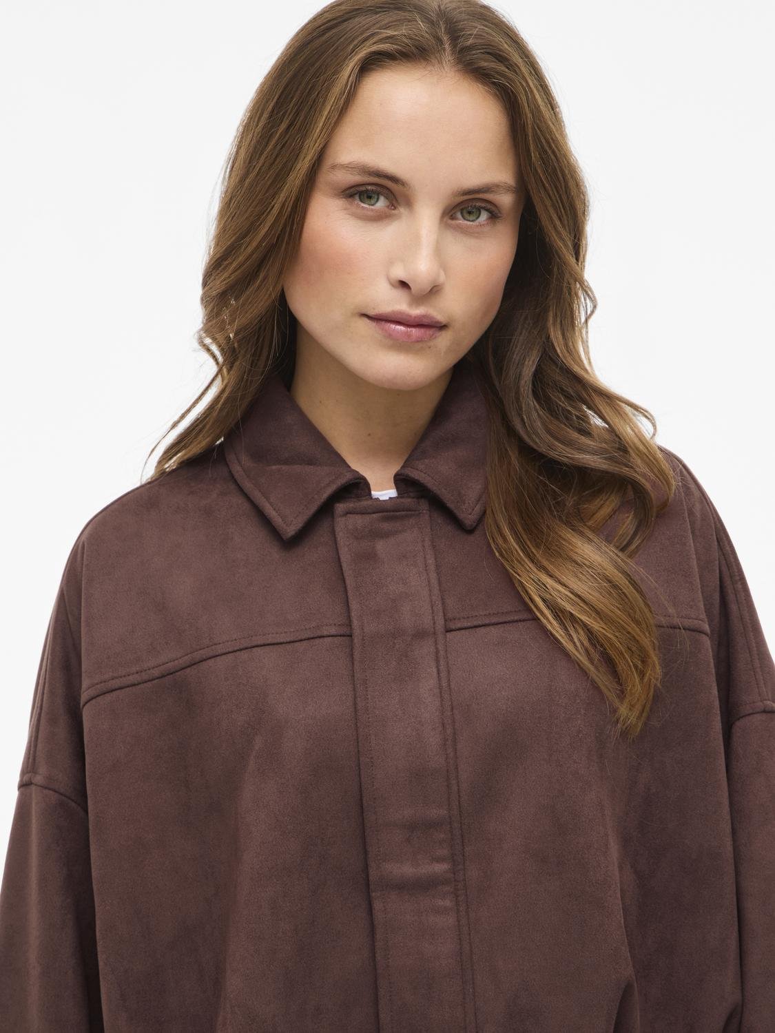 VIVIRAL Otw Bomber - Brown Stone - VERO MODA & VILA Bergvik